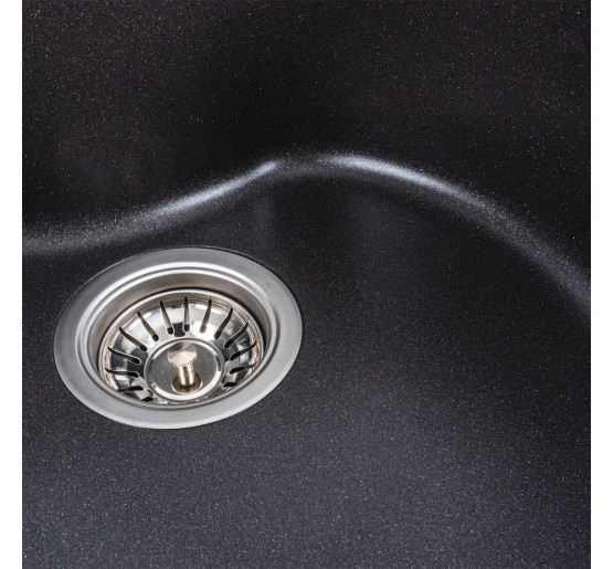 Гранітна мийка для кухні Platinum 480 TURAS матовий Моріон