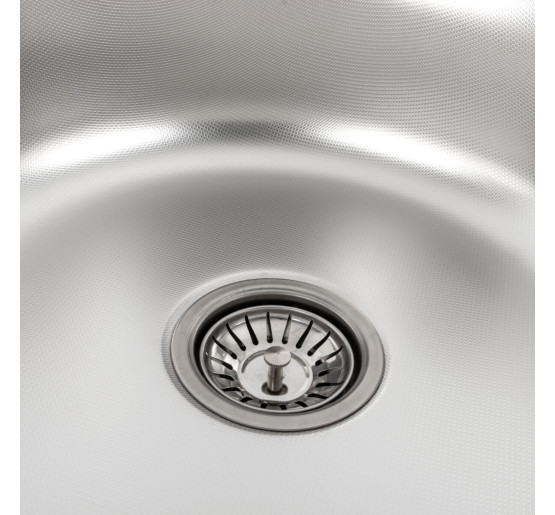 Кухонна мийка з нержавіючої сталі Platinum ДЕКОР 7750 (0,6/170 мм)