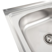 Кухонная мойка из нержавеющей стали Platinum САТИН 6050 L (0,7/160 мм)