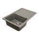 Гранітна мийка для кухні Platinum 7850 VERONA матова Сірий мусон