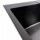 Кухонна мийка Platinum Handmade 60*50 (600x500x230 мм) PVD чорна HSB