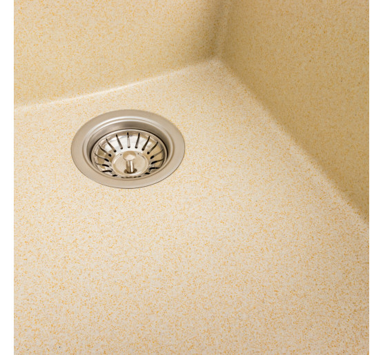 Гранітна мийка для кухні Platinum 4150 SOKIL матова (пісок)