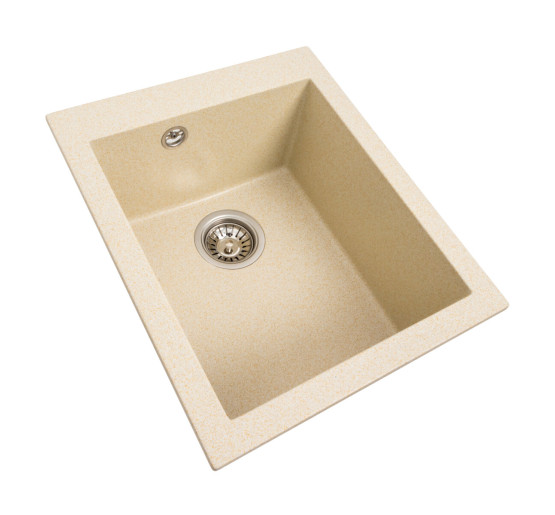 Гранітна мийка для кухні Platinum 4150 SOKIL матова (пісок)