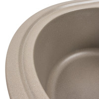Гранітна мийка для кухні Platinum 6250 SOUL матовий Титан