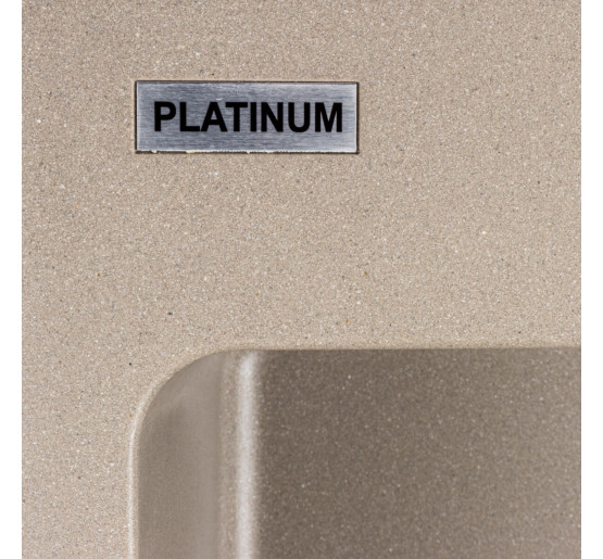Гранітна мийка для кухні Platinum 7850 Bogema матовий Титан