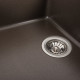 Гранітна мийка для кухні Platinum 7850 TROYA матова Темна скеля
