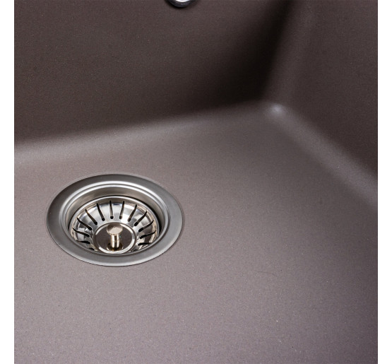Гранітна мийка для кухні Platinum 5852 VESTA матова Дюна
