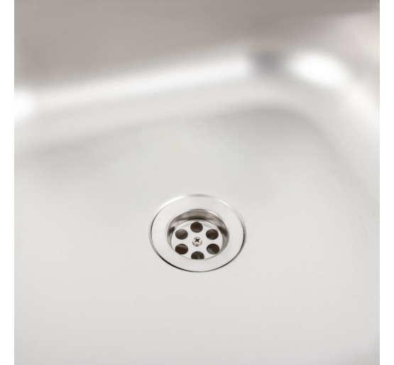 Кухонна мийка з нержавіючої сталі Platinum САТИН 5050 (0,5/160 мм)