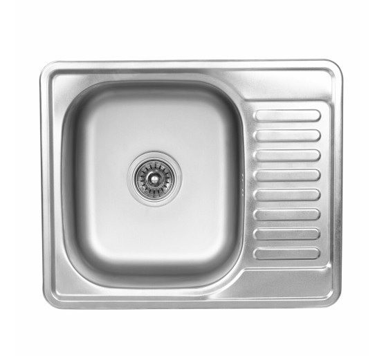 Кухонна мийка з нержавіючої сталі Platinum САТИН 5848 (0,8/180 мм)