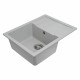Гранітна мийка для кухні Platinum 6550 INTENSO матова Топаз