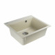 Гранітна мийка для кухні Platinum 5852 VESTA матова Пісок