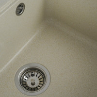 Гранітна мийка для кухні Platinum 5852 VESTA матова Пісок