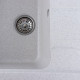 Гранітна мийка для кухні Platinum 7850 VERONA матова Топаз