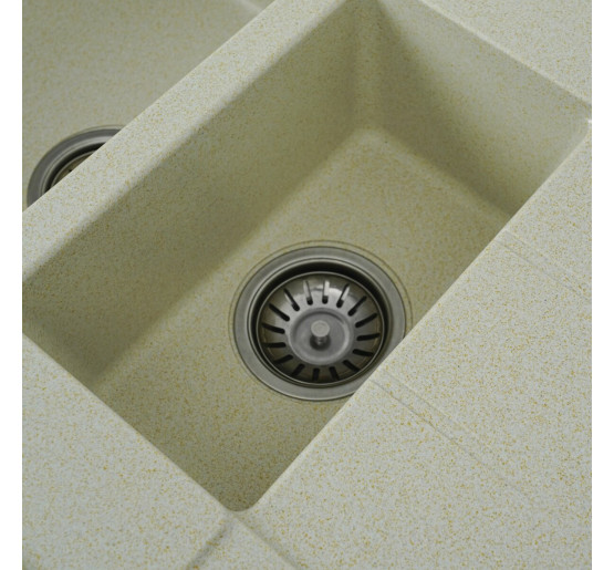 Гранітна мийка для кухні Platinum 7850W TOSKANA матова Пісок