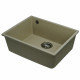 Гранітна мийка для кухні Platinum 5444 OASIS матова Пісок