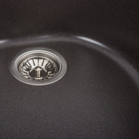 Гранітна мийка для кухні Platinum 510 LUNA матовая Гренадін