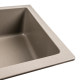 Гранітна мийка для кухні Platinum 7945 Paruana матовий Титан