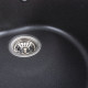 Гранітна мийка для кухні Platinum 510 LUNA матовий Моріон
