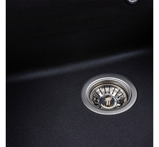 Гранітна мийка для кухні Platinum 5852 VESTA матовий Моріон