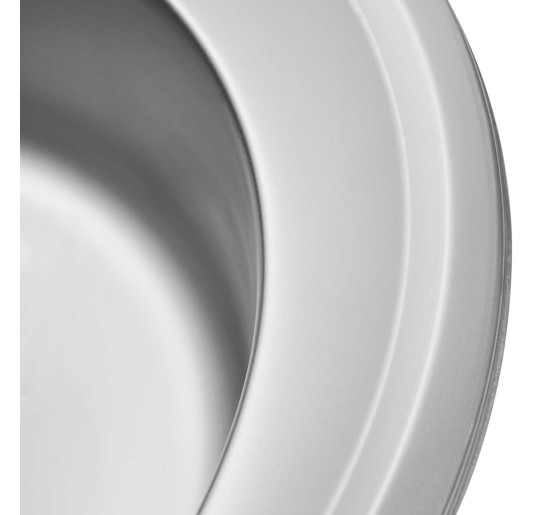 Кухонна мийка з нержавіючої сталі Platinum САТИН 490 (0,8/180 мм)