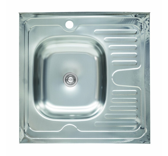 Кухонная мойка из нержавеющей стали Platinum 6060 L (0,4/120 мм)