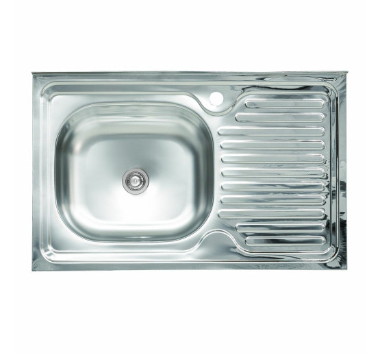 Мийка кухонна з нержавіючої сталі Platinum 8050 L (0,4/120 мм)