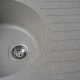 Гранітна мийка для кухні Platinum 7750 LIRA матова Сіра