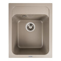 Гранітна мийка для кухні Platinum 4050 KORRADO матовий Титан