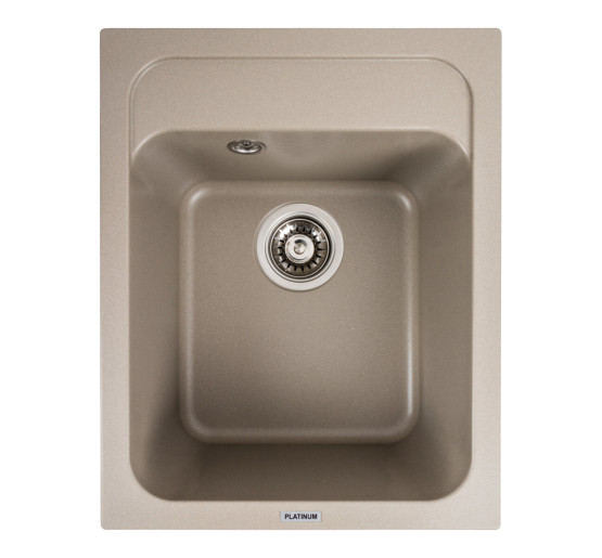 Гранітна мийка для кухні Platinum 4050 KORRADO матовий Титан