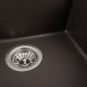 Гранітна мийка для кухні Platinum 5149 FIESTA матова Темна скеля