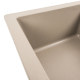 Гранітна мийка для кухні Platinum 6550 INTENSO матовий Титан