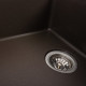 Гранітна мийка для кухні Platinum 7850 ROMA матова Темна скеля