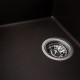 Гранітна мийка для кухні Platinum 6550 LOTOS матова Темна скеля