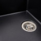 Гранітна мийка для кухні Platinum 6250 ZIRKONE матова чорна