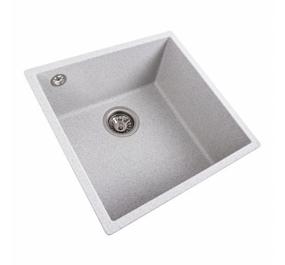 Гранітна мийка для кухні Platinum 4040 RUBA матовий топаз
