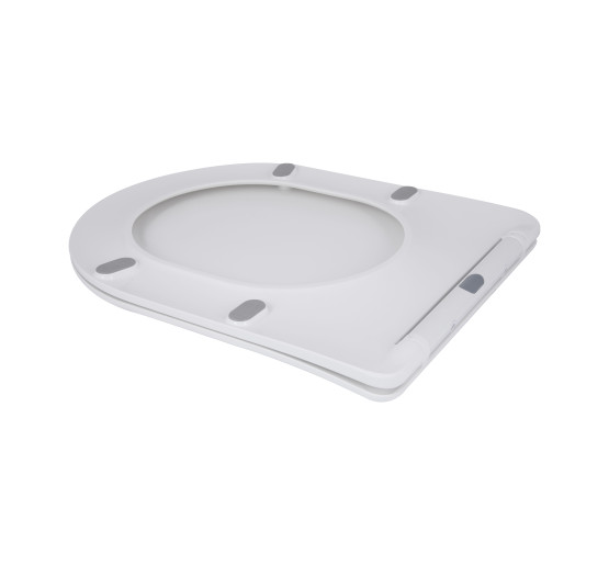 Унітаз підлоговий Qtap Grand Ultra Quiet безобідковий з сидінням Soft-close WHITE QT26228301W