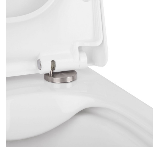 Унитаз подвесной Qtap Tern безобедочный с сиденьем Soft-close QT1733052ERW