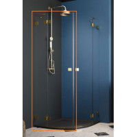 Душова кабіна напівкругла (половина) Essenza Pro Gold PDD 100 ліва, RADAWAY