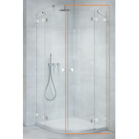 Душевая кабина полукруглая (половина) Essenza Pro PDD 90 правая, RADAWAY