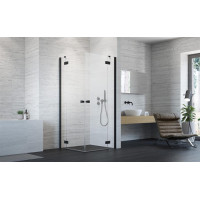 Душова кабіна (половина) Essenza New Black KDD 100 ліва, RADAWAY