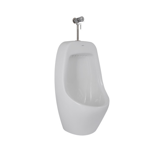 Писсуар подвесной Qtap Crow с краном-дозатором 390х330х660 White QT0588112HW