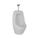 Пісуар підвісний Qtap Crow з краном-дозатором 390х330х660 White QT0588112HW