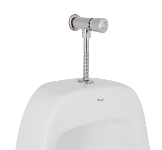 Писсуар подвесной Qtap Crow с краном-дозатором 390х330х660 White QT0588112HW