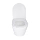 Унитаз подвесной Qtap Swan безободочный Ultra Quiet с сиденьем Soft-close QT16335179W