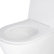 Унитаз подвесной Qtap Swan безободочный Ultra Quiet с сиденьем Soft-close QT16335179W