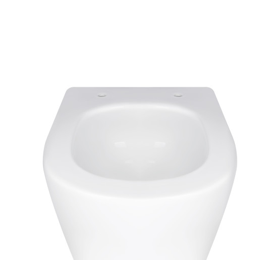 Унитаз подвесной Qtap Swan безободочный Ultra Quiet с сиденьем Soft-close QT16335179W