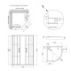 Набор Qtap душевая кабина Taurus CRM1011AC6 Clear 2020x1000x1000 мм + поддон Robin 301112 100x100x12 см с сифоном