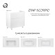 Тумба напольная Qtap Scorpio 900х825х500 WHITE QT1473TNВ901NW