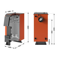 Котел твердопаливний сталевий Thermo Alliance Magnum V 4.0 SF 20