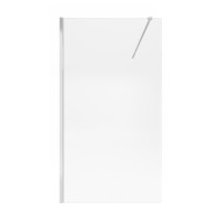 Душова перегородка Qtap Walk-In Standard CRM2011.C8 110х190 см, скло Clear 8 мм, покриття CalcLess Душова перегородка Qtap Walk-In Standard CRM2011.C8 110х190 см, скло Clear 8 мм, покриття CalcLess